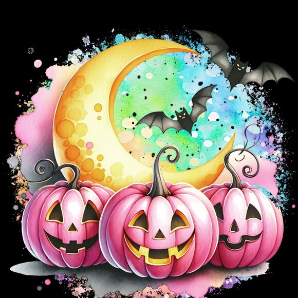 Pumpkin Kitchen Towels, Cute Halloween Towel Set, Festive Tea Towel - Picture 4 of 10